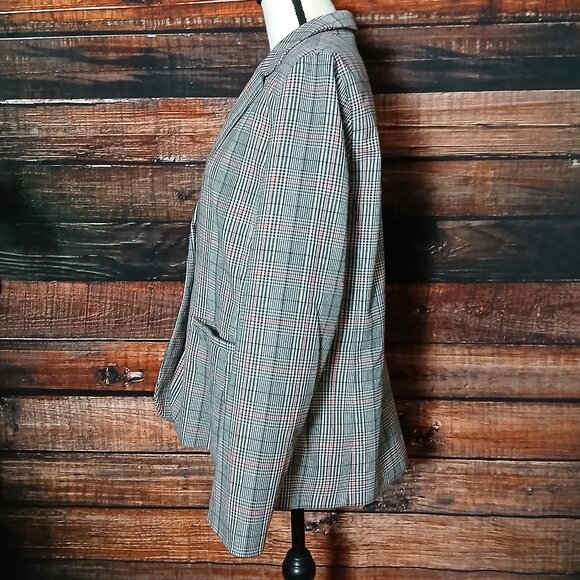 GAP Academy Blazer Jacket Size 12 Plaid - Picture 6 of 10